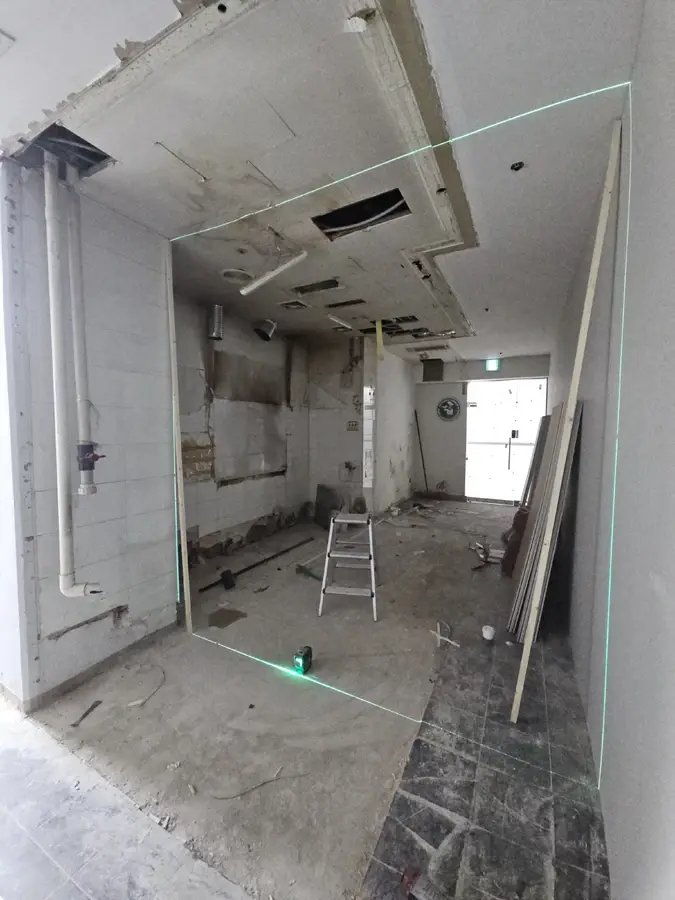 가산디지털단지 사무실 공간 분리 가벽 설치 가벽 공사 현장 2/6번째 공정 사진