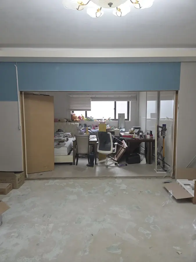 양평 전원주택 공간 분리 가벽 설치 가벽 공사 현장 1/6번째 공정 사진